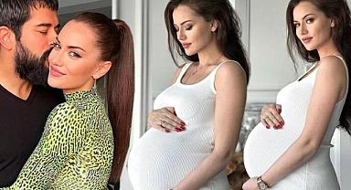 Fahriye Evcen'den bebeği ile pozlar