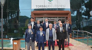 Gazilerden Başkan Tekin’e teşekkür ziyareti