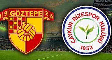 Göztepe, Rize'den 3 puanla geri döndü