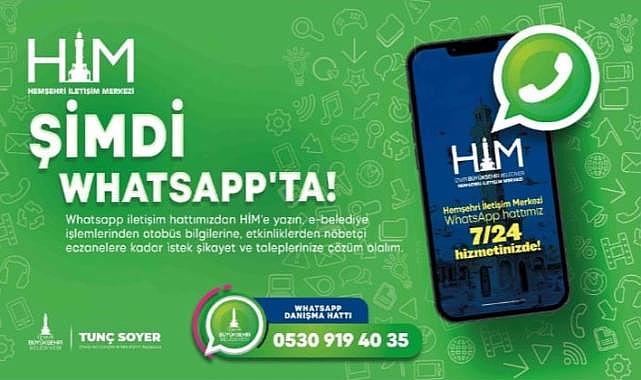 İzmir Büyükşehir Belediyesi artık WhatsApp&#039;ta