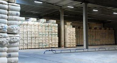 İzmir'deki lisanslı pamuk deposu %100 doluluğa ulaştı