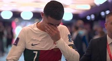 Ronaldo hüngür hüngür ağladı