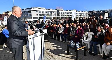Seferihisar'daki üreticiye küçükbaş hayvan desteği