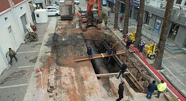 Şehit Fethibey Caddesi'ndeki altyapı sorunu da çözülüyor