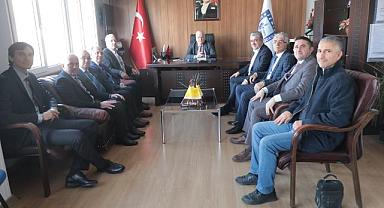 Serter Minibüs esnafı ile bir araya geldi