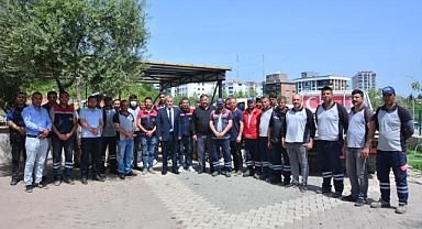 Belediye emekçilerine Başkan Tekin’den müjde