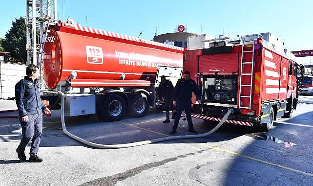 ESHOT’un mazot tankerleri artık yangın söndürmede kullanılacak