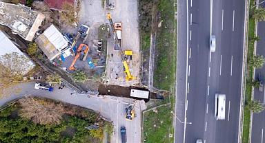 İZSU bir bölgede daha su baskını sorununa çözüm getirdi