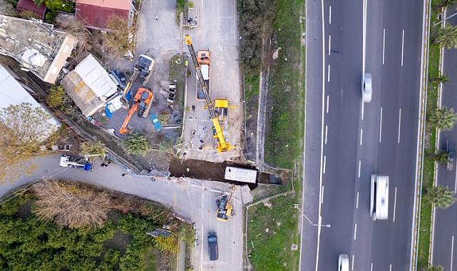 İZSU bir bölgede daha su baskını sorununa çözüm getirdi