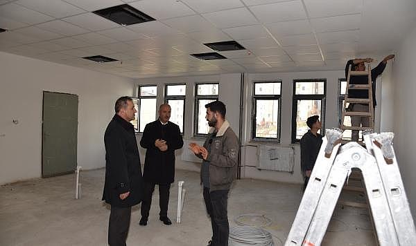 Karşıyaka spor lisesi inşaatı bitme aşamasında