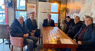 Kaymakam Mehmet Türköz Foçalı gazetecilerle buluştu