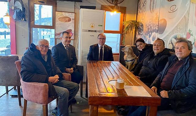 Kaymakam Mehmet Türköz Foçalı gazetecilerle buluştu