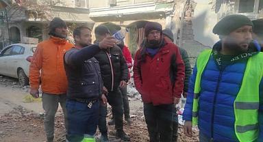 Başkan Eriş deprem bölgesinde 