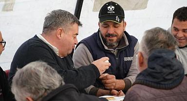 Başkan Oran sanayi esnafı ile kahvaltıda bir araya geldi Oran; “El ele, omuz omuza mücadele edeceğiz”