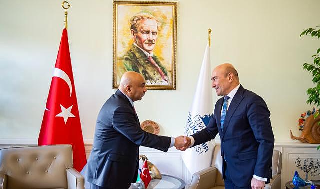 Başkan Soyer, Kuveyt&#039;in İstanbul Başkonsolosunu ağırladı