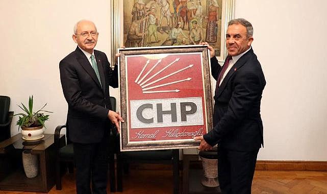 Beydağ Belediye Belediye Başkanı Feridun Yılmazlar, Kılıçdaroğlu&#039;nu Ziyaret Etti