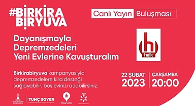 "Bir Kira Bir Yuva" kampanyası Halk TV'de milyonlara ulaşacak