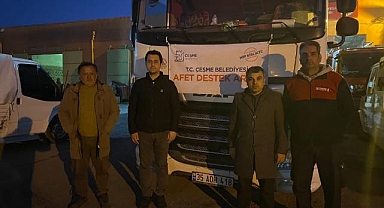 Çeşme Belediyesi'nin yardım tırları 'O' belediye başkanına emanet!