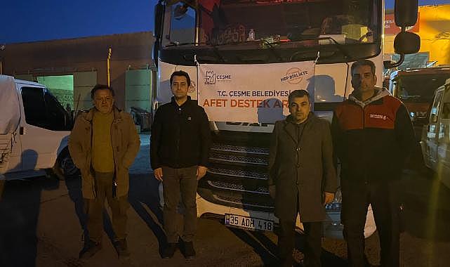 Çeşme Belediyesi&#039;nin yardım tırları &#039;O&#039; belediye başkanına emanet!
