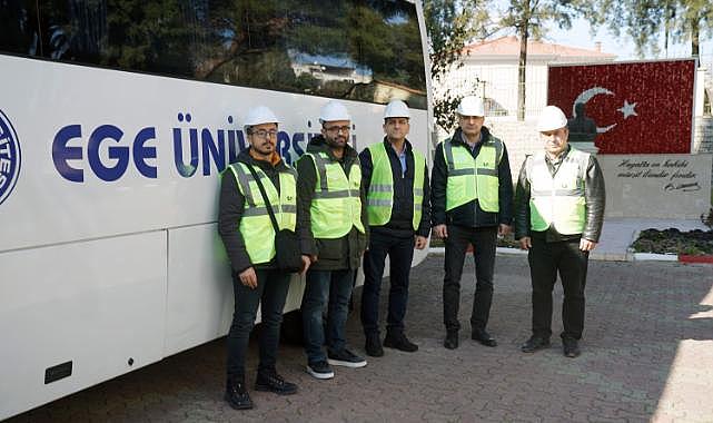 Ege Üniversitesinden uzman ekip deprem bölgesinde incelemelerde bulunacak
