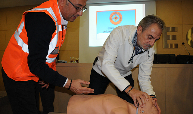 EGİAD&#039;dan Deprem Sonrası İlk Yardım Eğitimi