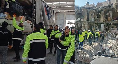 İzmir Büyükşehir Belediyesi ekipleri Hatay'da umudu büyütüyor