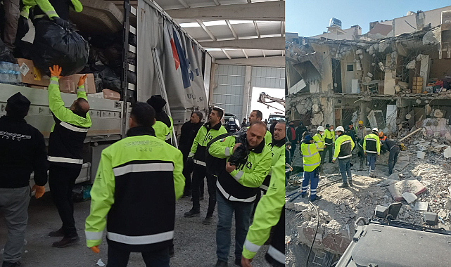 İzmir Büyükşehir Belediyesi ekipleri Hatay&#039;da umudu büyütüyor