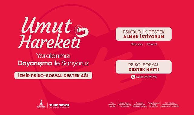 İzmir Büyükşehir Belediyesi&#039;nden depremzedelere psiko-sosyal destek