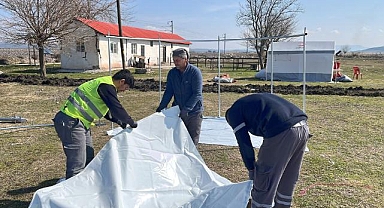 Kahramanmaraş ve çevresindeki 40 köyde İzmir dayanışması