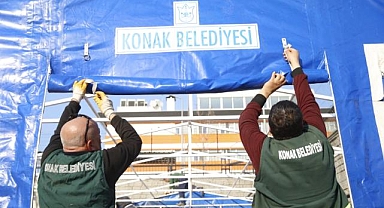 Konak Belediyesi Kahramanmaraş'ta 100 ailelik çadırkent kuruyor