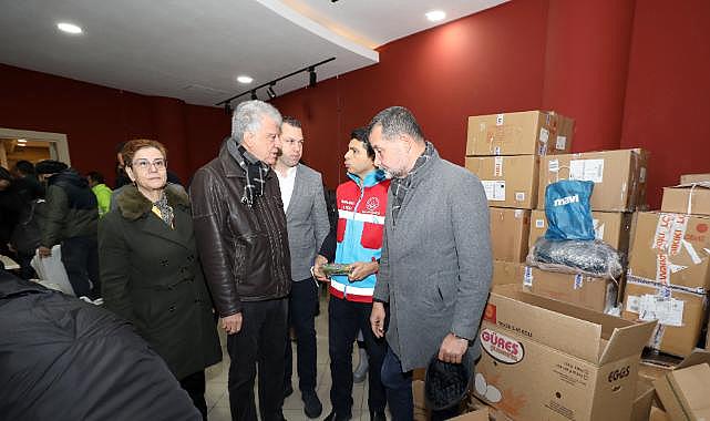 ​​​​​​​Narlıdere&#039;den Deprem Bölgesine destek sürüyor