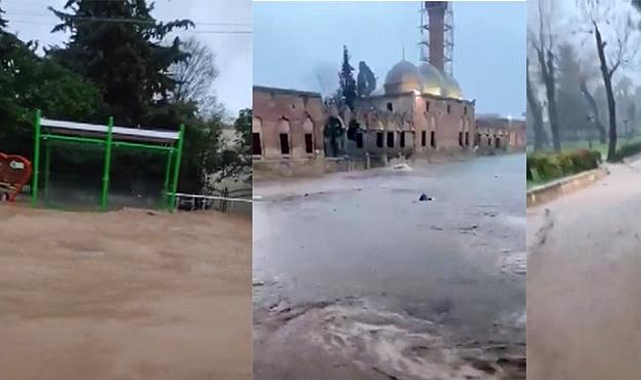 Balıklıgöl sel suyuyla doldu