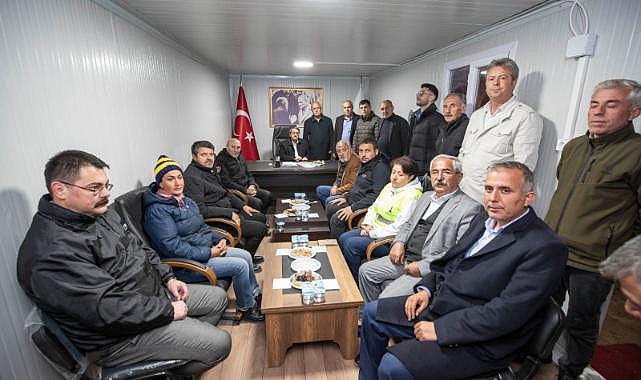 Başkan Soyer, Harmanlı ve Gölbaşı belediyelerini ziyaret etti