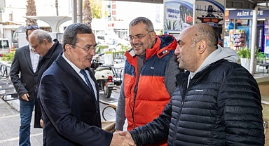 Batur'dan Gıda Çarşısı  esnafına 'destek teşekkürü