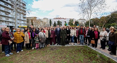 CHP Bayraklı, kadınlar anısına fidan dikti