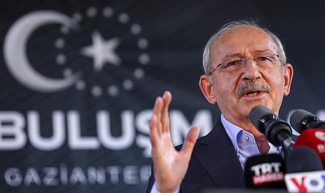 CHP Genel Başkanı ve Cumhurbaşkanı adayı Kemal Kılıçdaroğlu, Gaziantep&#039;te &#039;&#039;Millet Buluşması&#039;&#039;nda konuştu