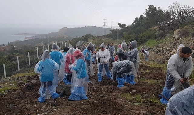 Foça&#039;da Orman Haftası Kutlama ve Fidan Dikim Etkinliği