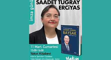 Gazeteci Saadet Erciyas'ın yeni kitabı: "Bir Karşıyaka Beyefendisi Ahmet Kemal Baysak"
