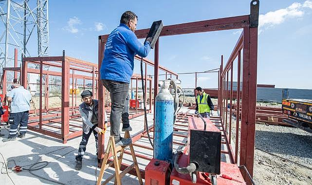Hatay’da 200 aileyi barındıracak konteyner kent için yoğun çalışma
