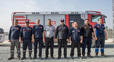 İzmir İtfaiyesi Hatay'da gece gündüz çalışıyor