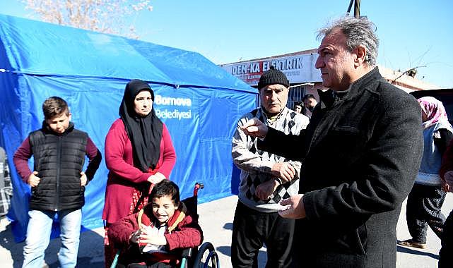 Kahramanmaraş&#039;ta engelli çocuklara Bornova Belediyesi&#039;nden özel destek