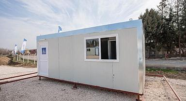 Kahramanmaraş’ta kurulacak konteyner kent için yoğun mesai sürüyor