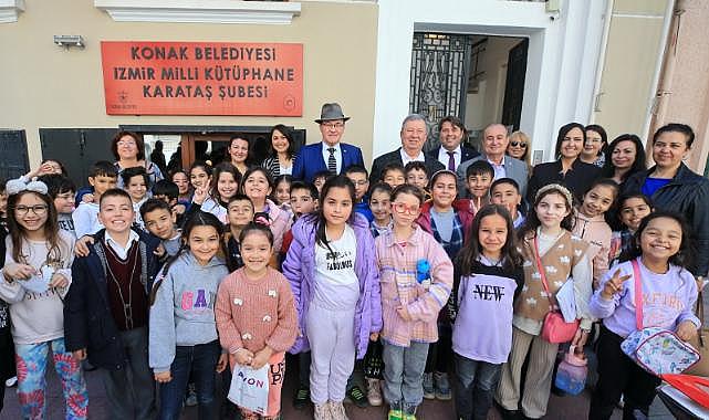Kütüphane Haftası&#039;nda Konaklı çocuklardan örnek davranış
