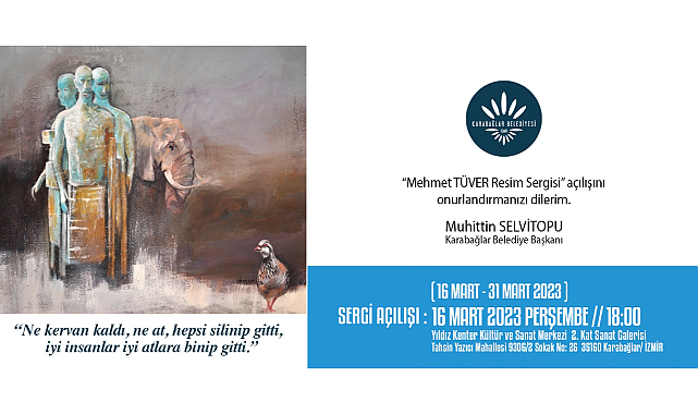 Mehmet Tüver Resim Sergisi YKSM&#039;de