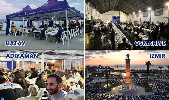 Ramazan&#039;ın ilk iftarında deprem dayanışması