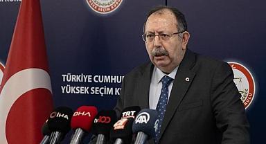 YSK Başkanı Yener açıkladı: Erdoğan'ın adaylığının önünde engel yok