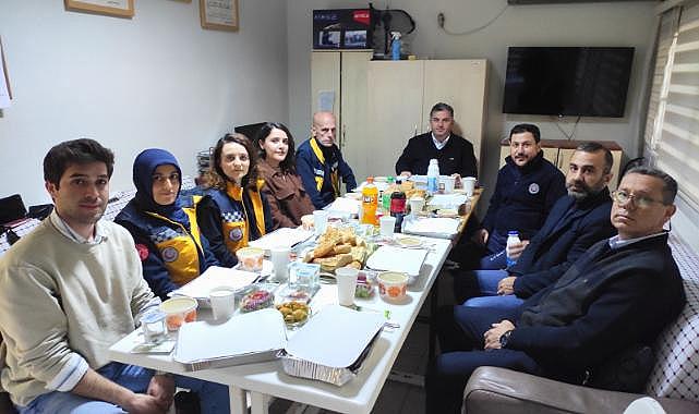112 Acil Sağlık Hizmetleri çalışanları Başkan Doğruer&#039;le iftar yemeğinde bir araya geldi