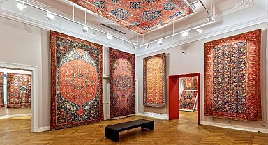 Arkas'la yeniden yaşam bulan köşkte halı koleksiyonu