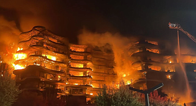 Folkart Narlıdere'de yangın