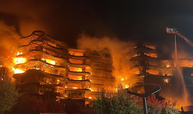 Folkart Narlıdere&#039;de yangın